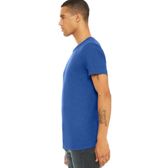 Bella Canvas True Royal Triblend Unisex Tee - Picture 3 of 6